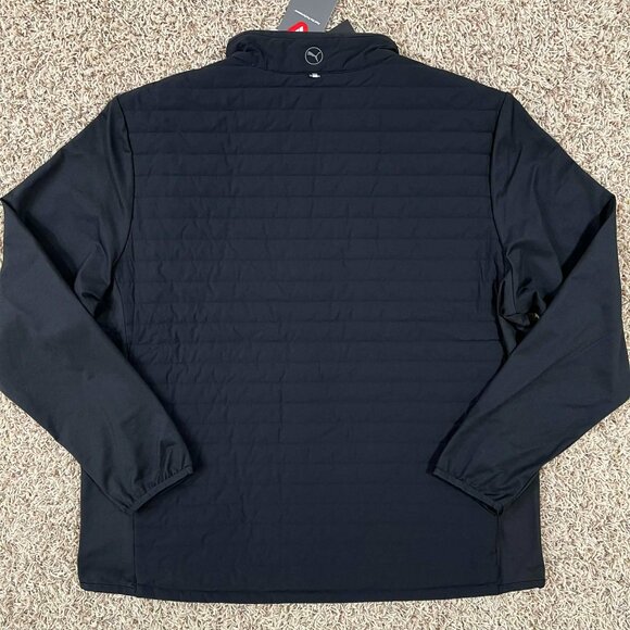 PUMA Men's Scotia 2.0 Quilted PrimaLoft Golf Jacket Black, Size XXL (New) - Picture 9 of 16